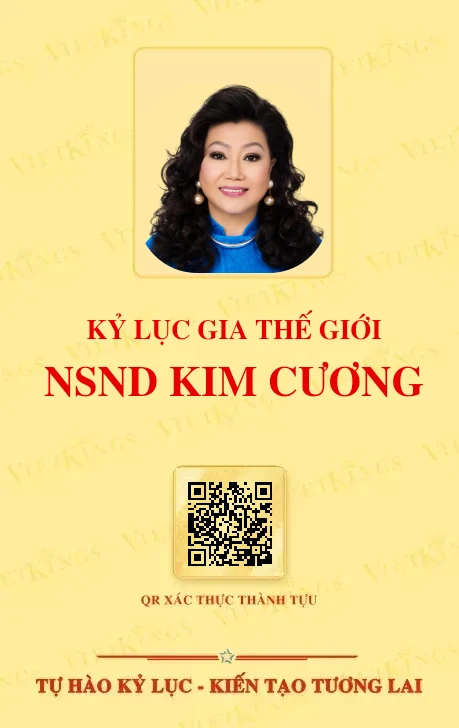 Mặt sau thẻ NSND KIM CƯƠNG
