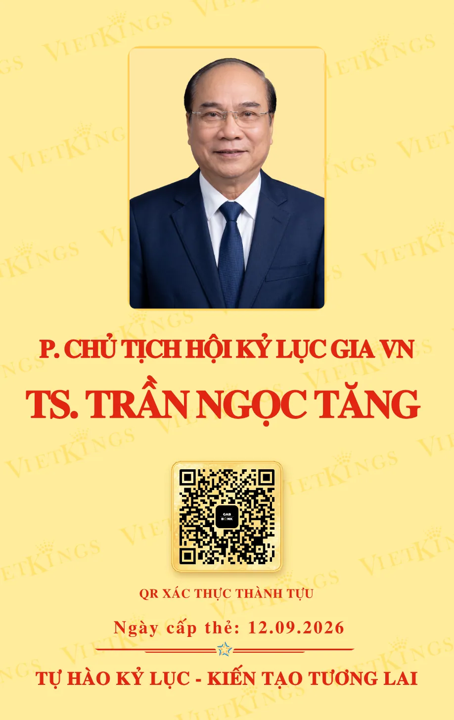 Mặt sau thẻ TRẦN NGỌC TĂNG