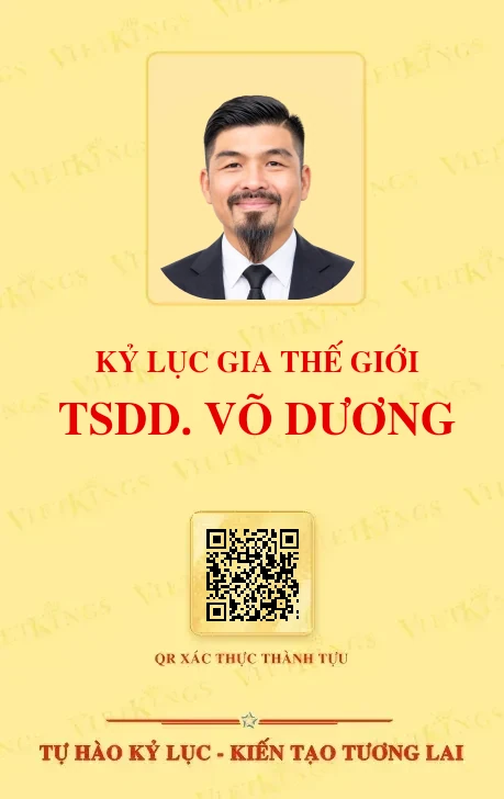 Mặt sau thẻ VÕ DƯƠNG