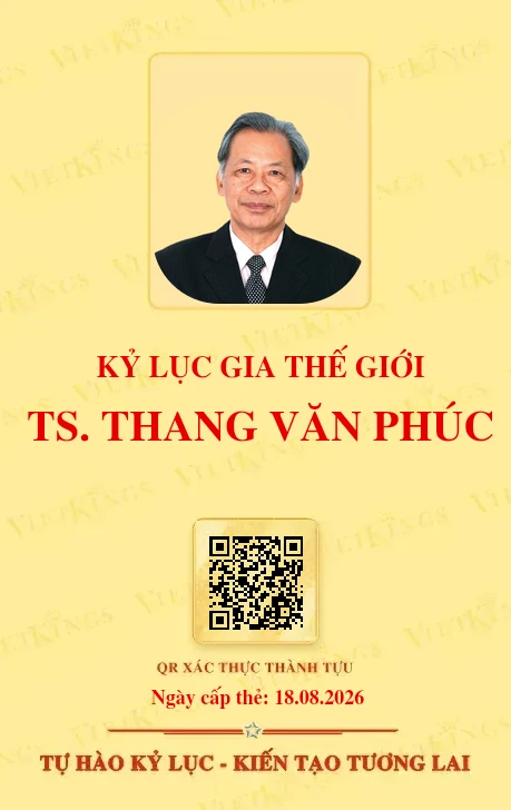 Mặt sau thẻ TS. THANG VĂN PHÚC