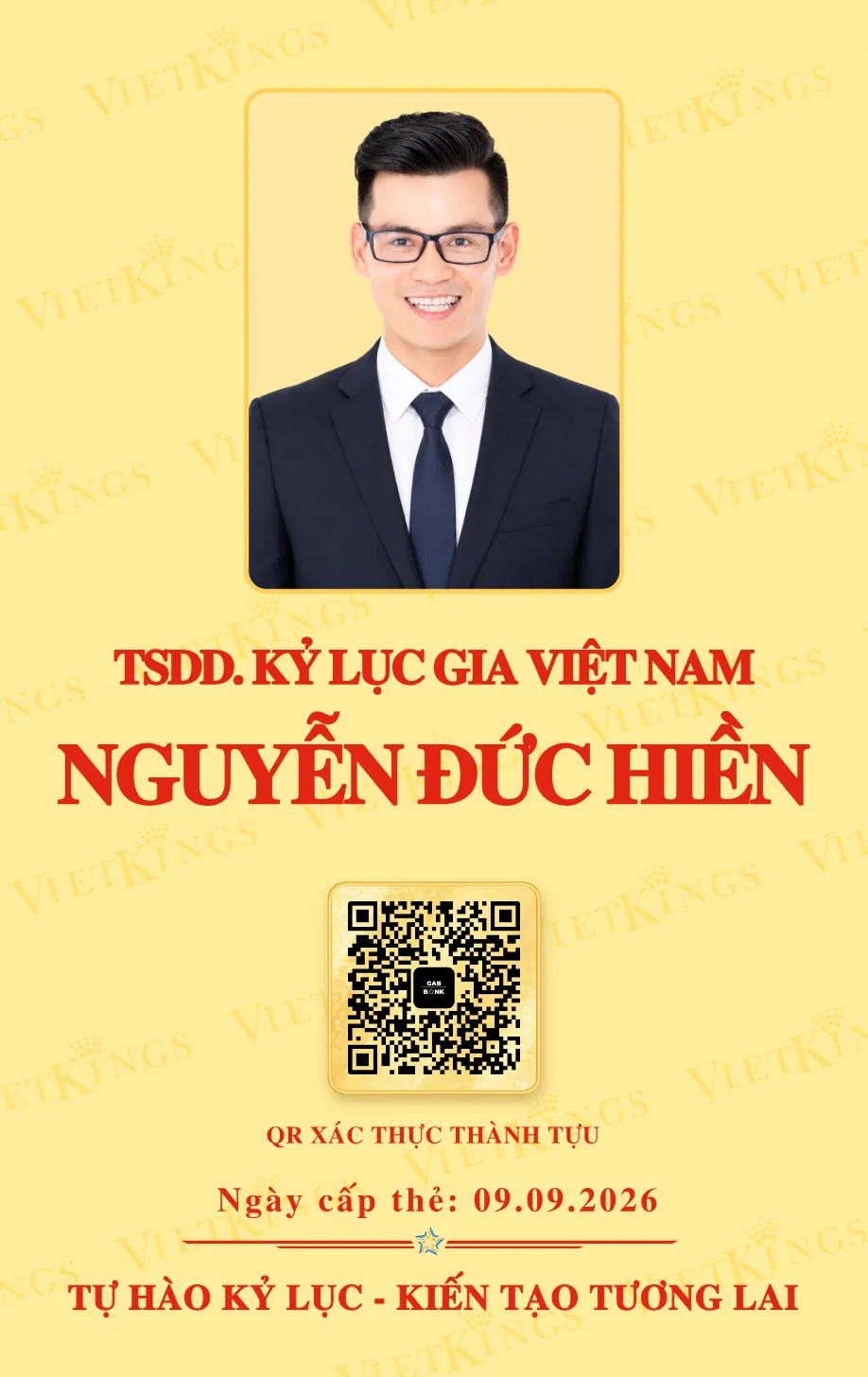 Mặt sau thẻ NGUYỄN ĐỨC HIỀN