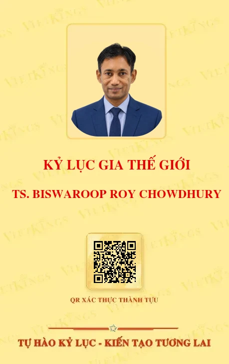 Mặt sau thẻ TS. BISWAROOP ROY CHOWDHURY