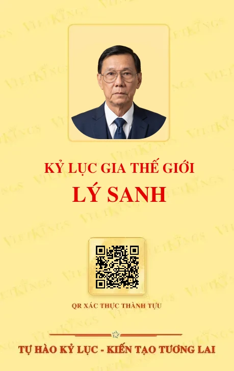 Mặt sau thẻ LÝ SANH