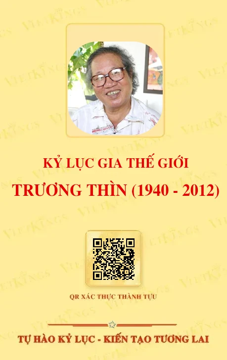 Mặt sau thẻ TRƯƠNG THÌN (1940 - 2012)