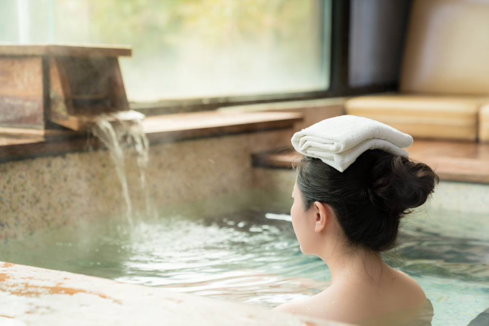 How to take an onsen bath