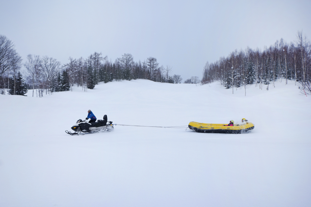 Snow Tubing, Snowmobiling, Snow Rafting