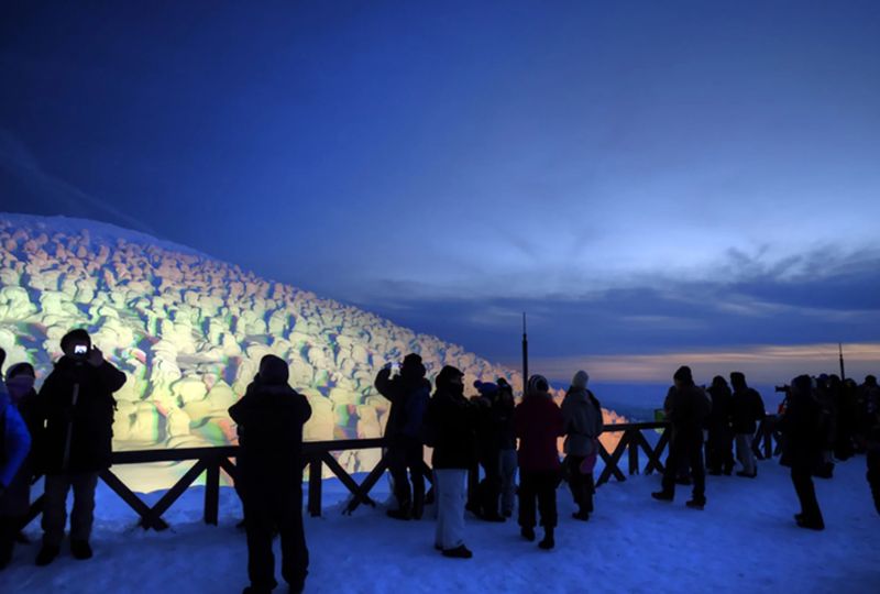 Zao Juhyo Festival is one of Winter Festival Japan