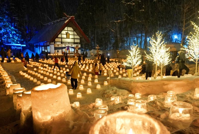 Jozankei Snow Lantern Festival