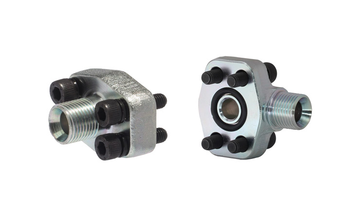 Присоединения с фланцами SAE BSP
