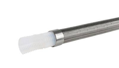 PTFE шланги в оплетке гофрированные