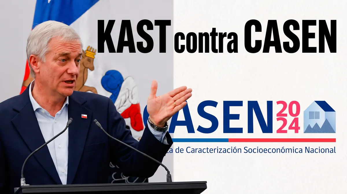 Imagen de Kast contra la encuesta CASEN
