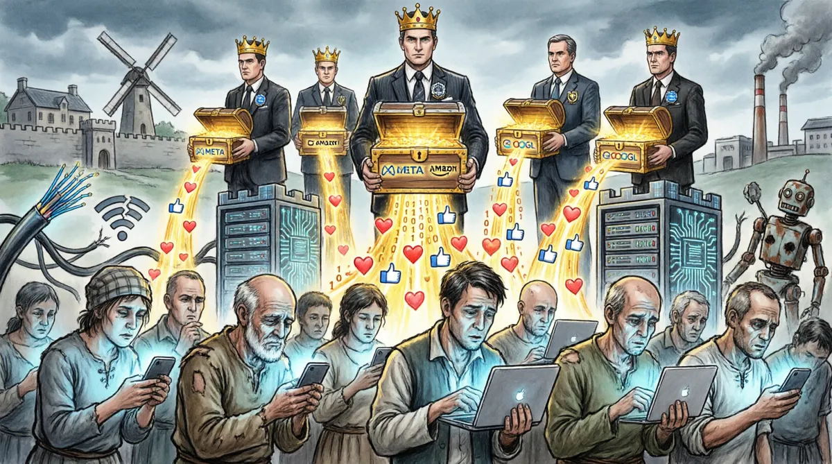 Los nuevos señores feudales: Por qué somos siervos en la era de la "libertad" digital