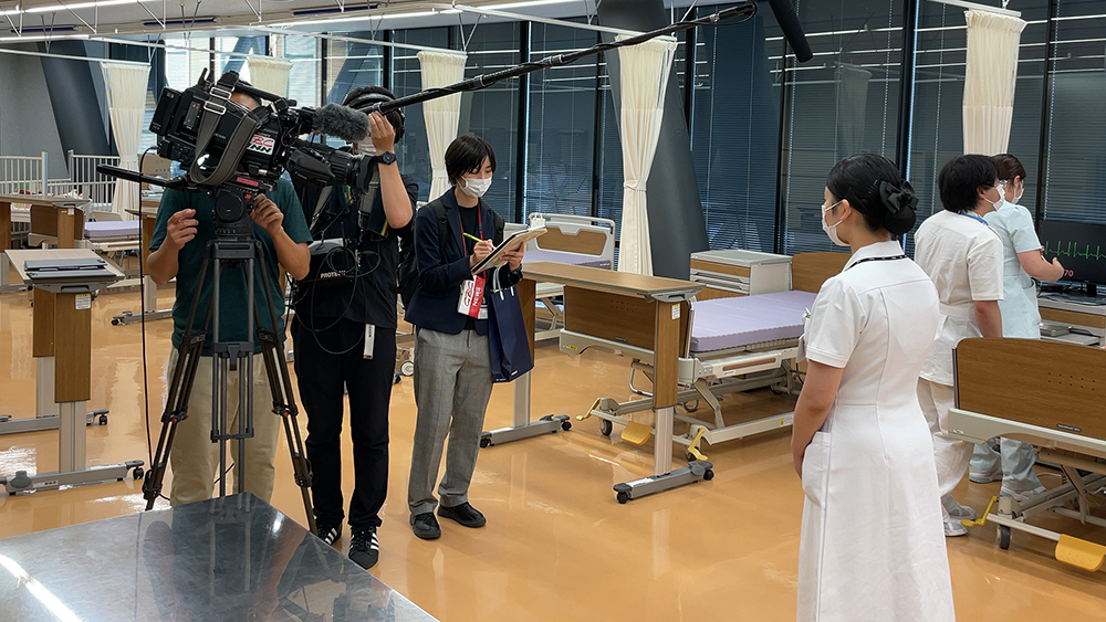 Cbcテレビ チャント にてコロナ禍で 看護師を目指す若者たち として学生が取材を受けました ニュース 専門学校 名古屋医専