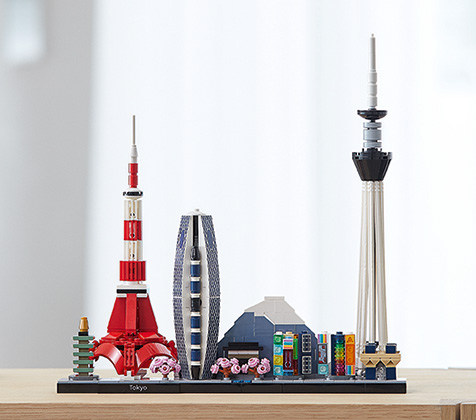 LEGOの2020年新製品に、ＨＡＬ東京・総合校舎コクーンタワーが選出され