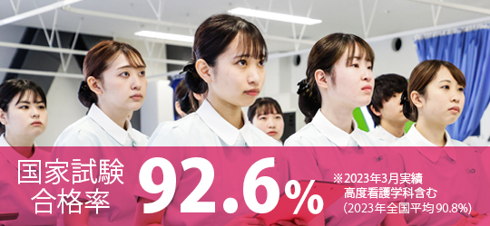 国家試験合格率92.6%