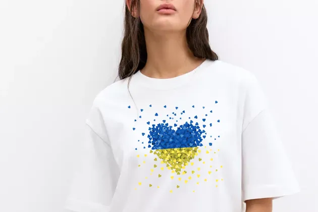 Патриотические термонаклейки