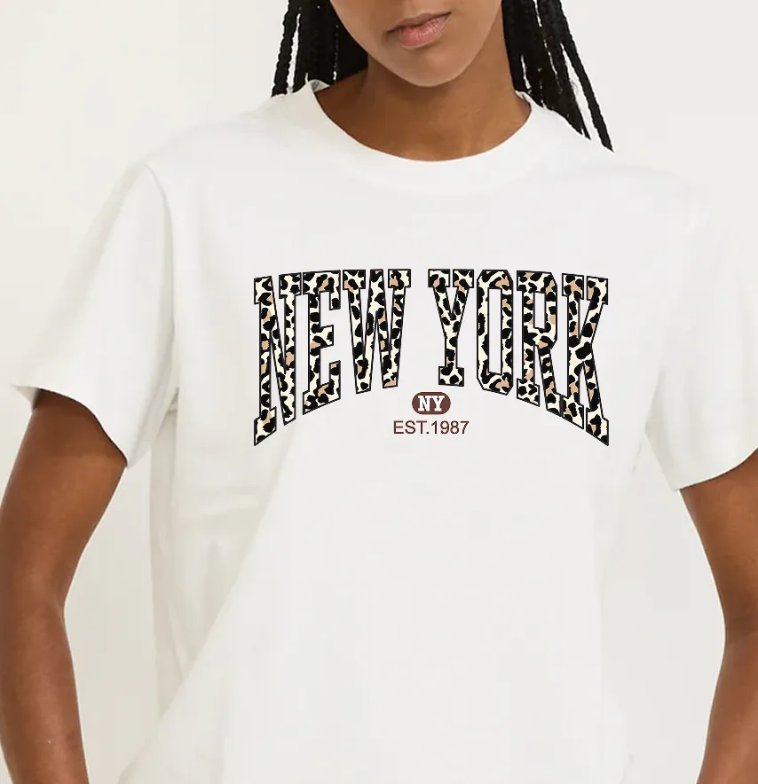 Термоналіпка "New York" леопардовий 19*10 см-1