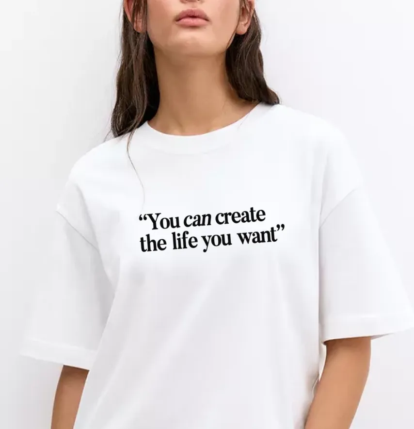 Термоналіпка "You can create" 19*5,5 см чорного кольору-1