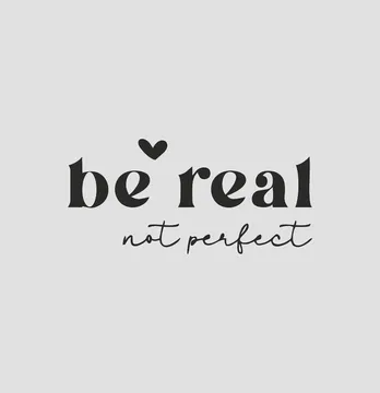 Термоналіпка "Be real" 8*3,5 см чорного кольору