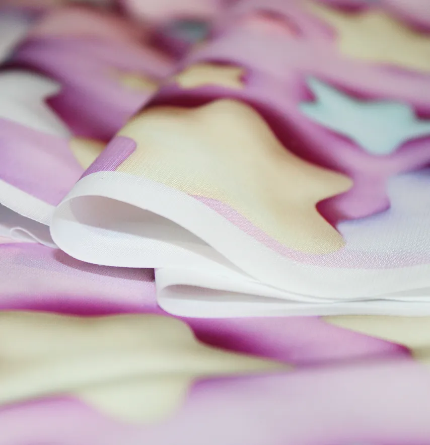 Тканина плащівка "Канада - Зірочки 3D" ширина 150 см (110г/м2) 100% poliester -3