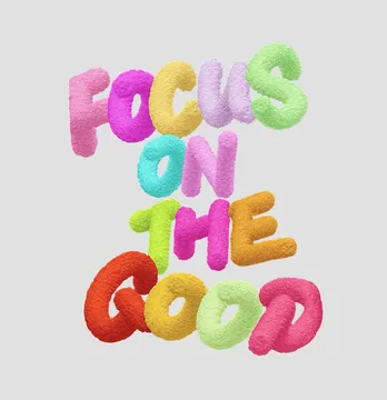 Термоналіпка "Focus on the good" 15*19 см