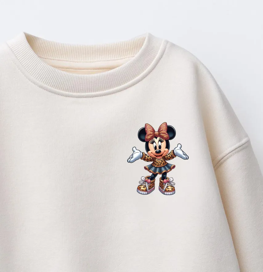 Термоналіпка "Мінні леопардові кеди" 4*5 см-1