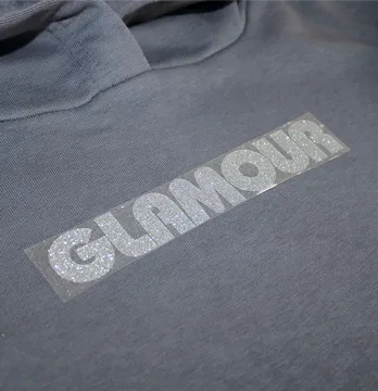 Термоаплікація з глітеру "Glamour" 15,5*2,5 см 