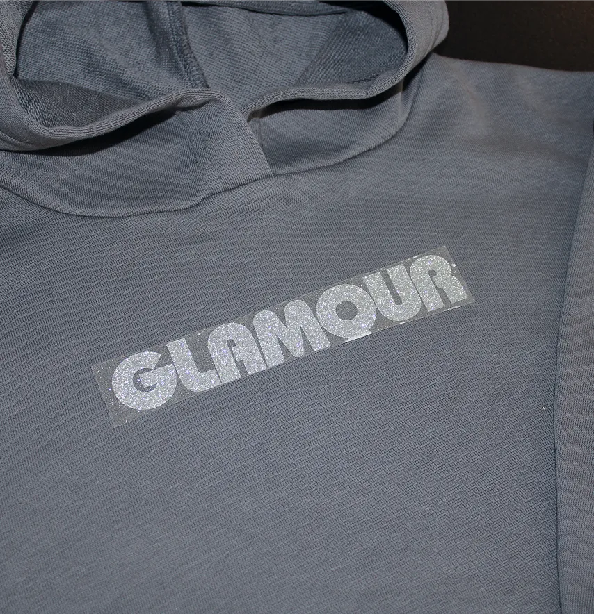 Термоаплікація з глітеру "Glamour" 15,5*2,5 см -1