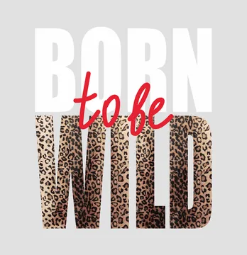 Термоаплікація "Born to be wild" 16,6*19 см
