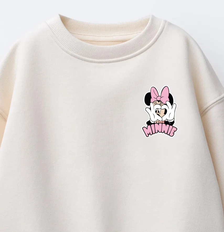 Термоналіпка "Minnie" серце 3,5*5 см-1