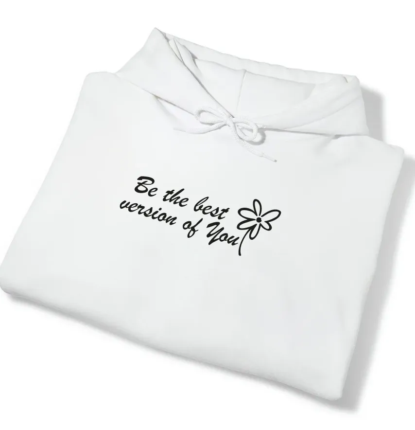 Термоналіпка "Be the best version of you" 10*3,6 см чорного кольору-1