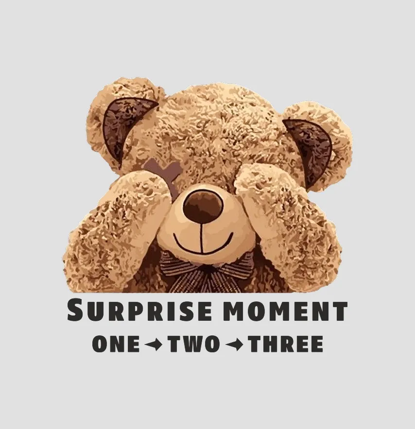 Термоналіпка "Ведмедик surprise moment" 19*18 см-0