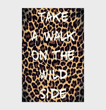 Термоаплікація "Take a walk" леопард 19*28,6 см