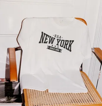 Термоаплікація "New York" 19*9 см чорного кольору