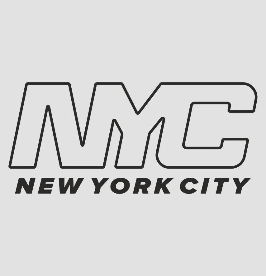 Термоналіпка "NYC new york city" 19*9 см чорного кольору-1