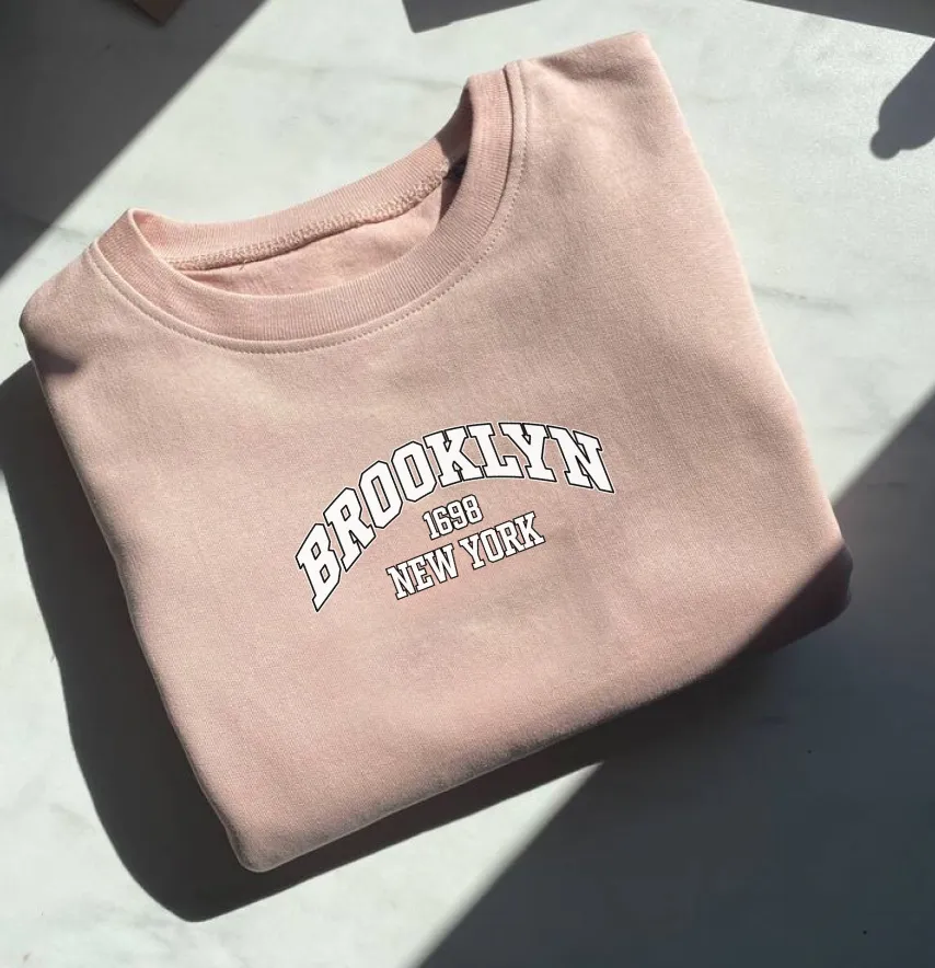 Термоналіпка "Brooklyn" 14,5*6,5 см білого кольору-1