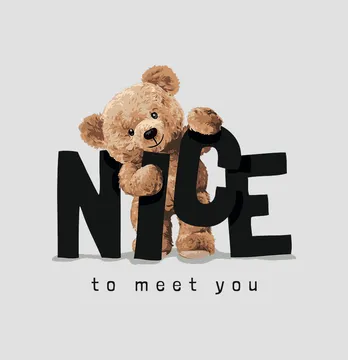 Термоналіпка "Nice to meet you" 14*13,5 см
