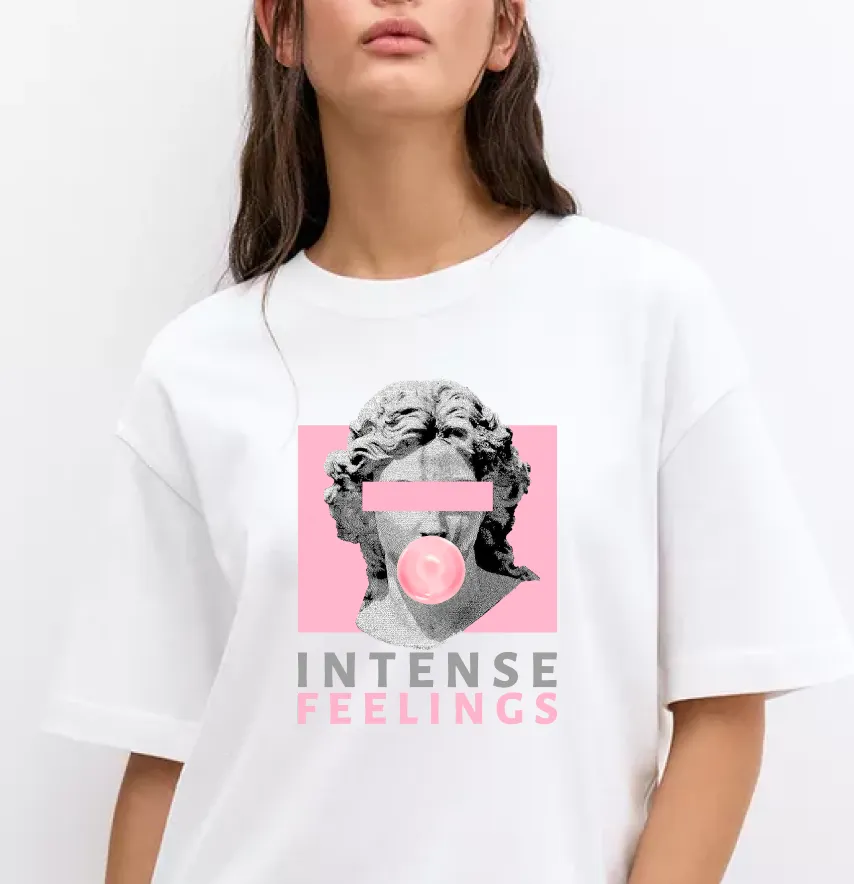 Термоналіпка "Intense feelings" 21,5*29 см рожевого кольору-1