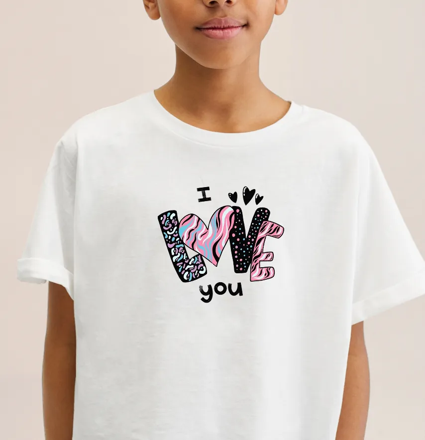 Термонаклейка "I love you" 13*13 см-1