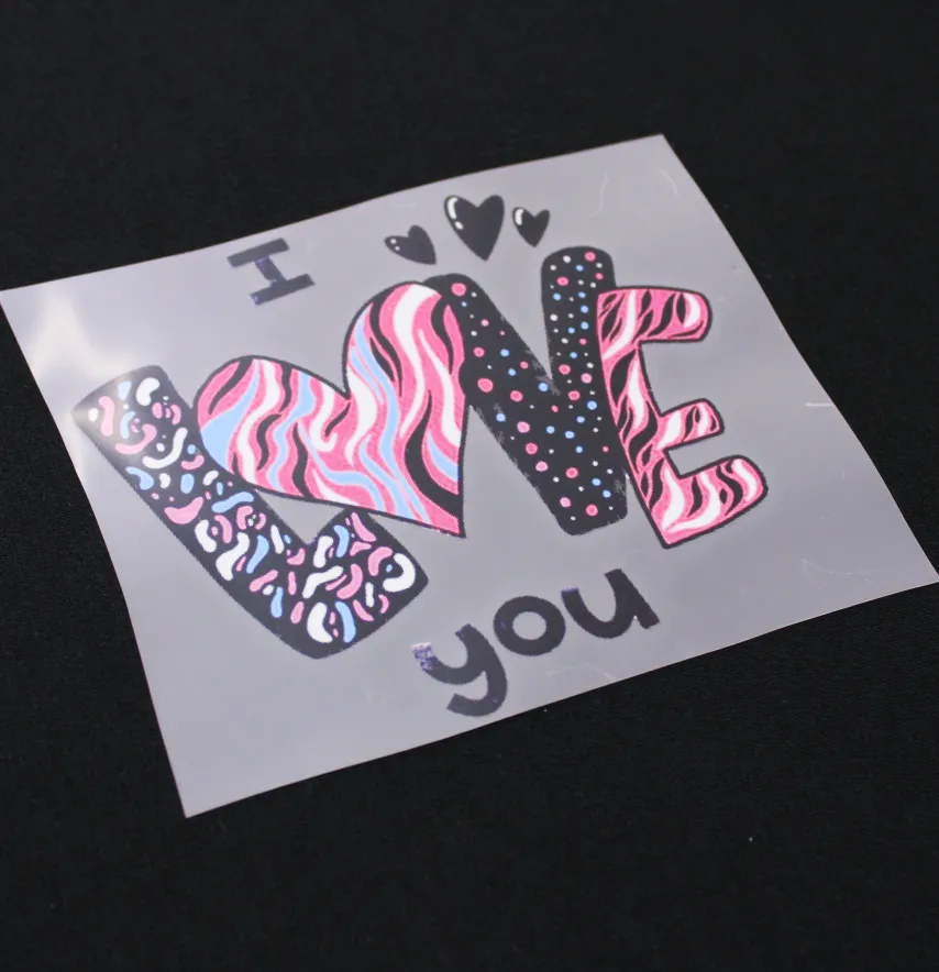 Термонаклейка "I love you" 13*13 см-2