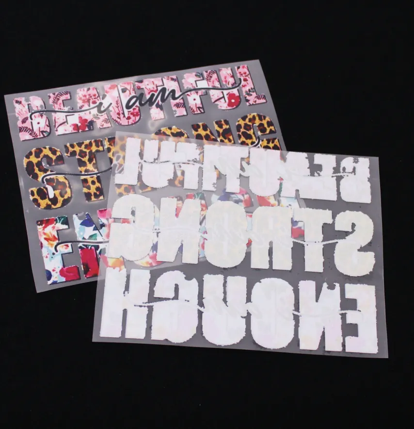 Термоналіпка "Beautiful Strong Enough" 17*14 см-2