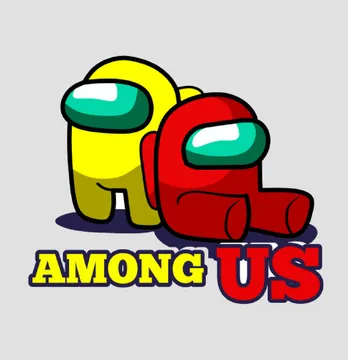 Термоаплікація "AmongUs" 18,5*15,5 см