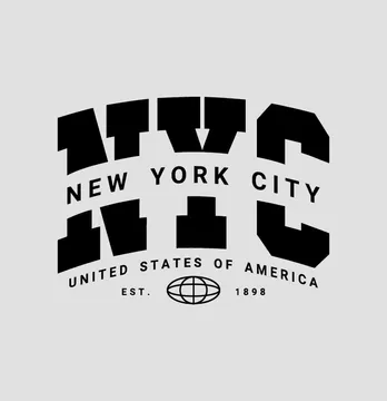 Термоналіпка "NYC new york city" USA 19*14,5 см чорного кольору