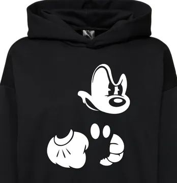Термоаплікація "Mickey" 23*29 см білого кольору