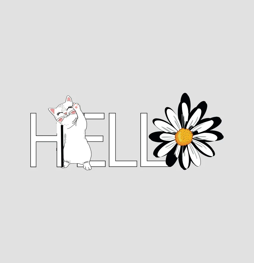 Термоналіпка "Hello" 10*4 см-0