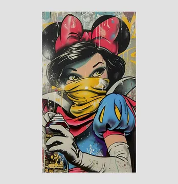 Термоналіпка "Білосніжка з фарбою" 16,5*29 см