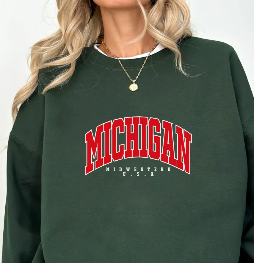 Термоналіпка "Michigan" 20,5*11,5 см червоного кольору-1