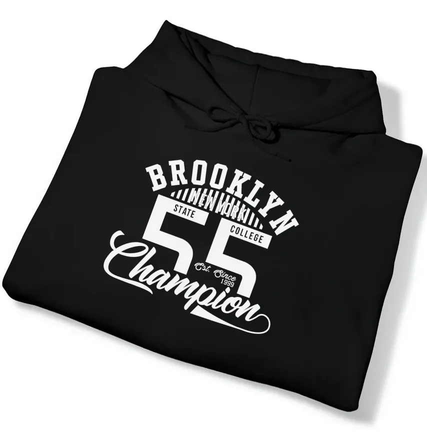 Термоналіпка "Brooklyn champion" 19*16 см білого кольору-1