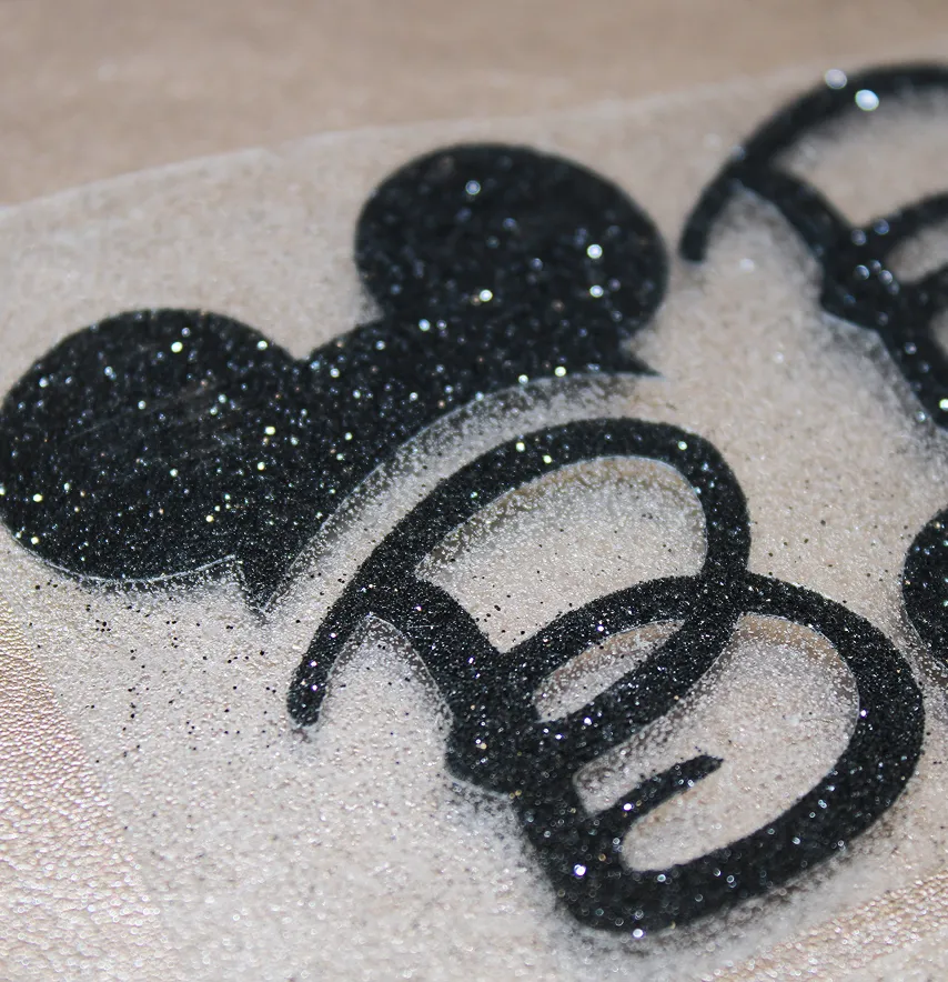 Термоаплікація з глітеру "Baby boss" 6*12 см -4