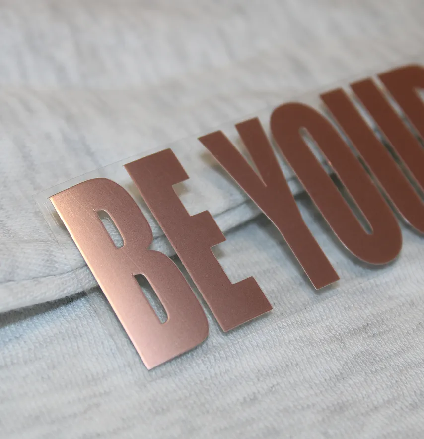 Термоаплікація з плівки "Be Your Best Self" 4,2*18 см -2